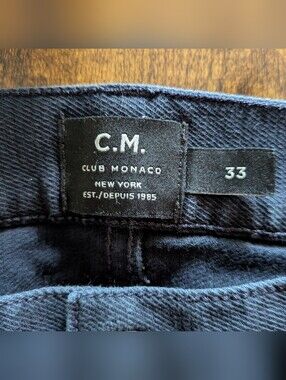 C.M. Club Monaco Navy Pants - Size 33